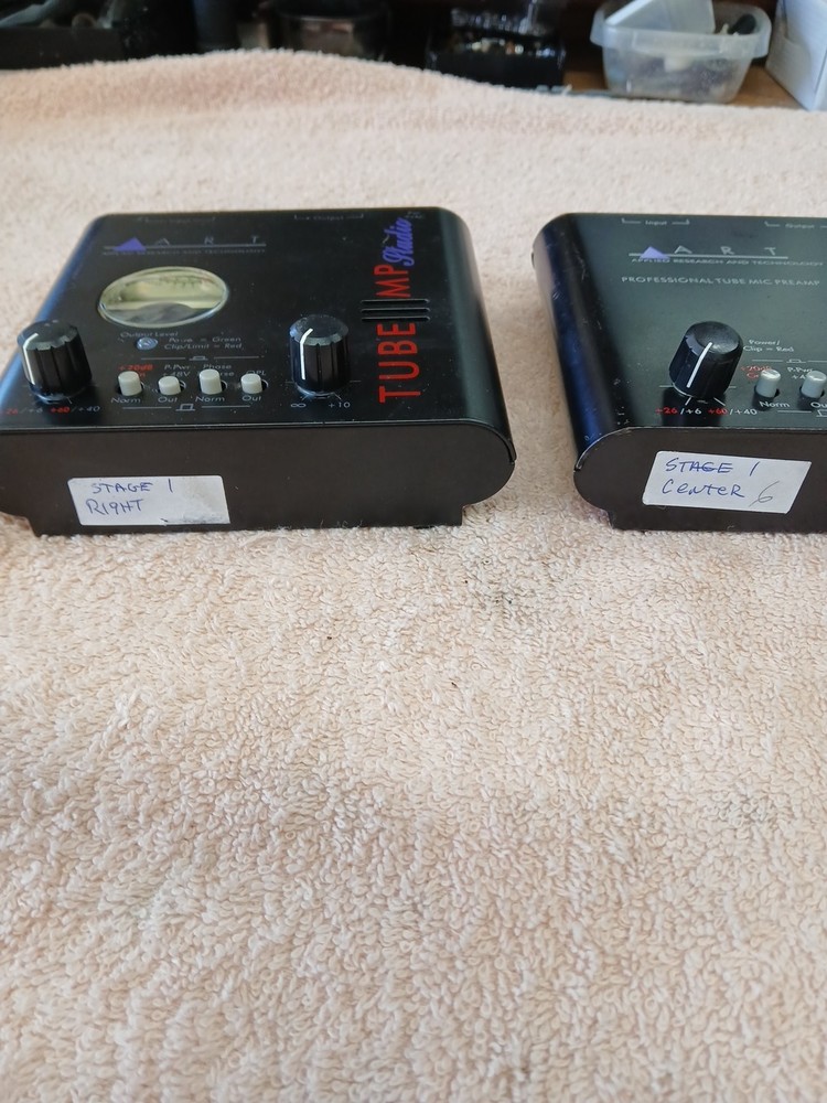 A R T Microphone tube preamp processors (2)