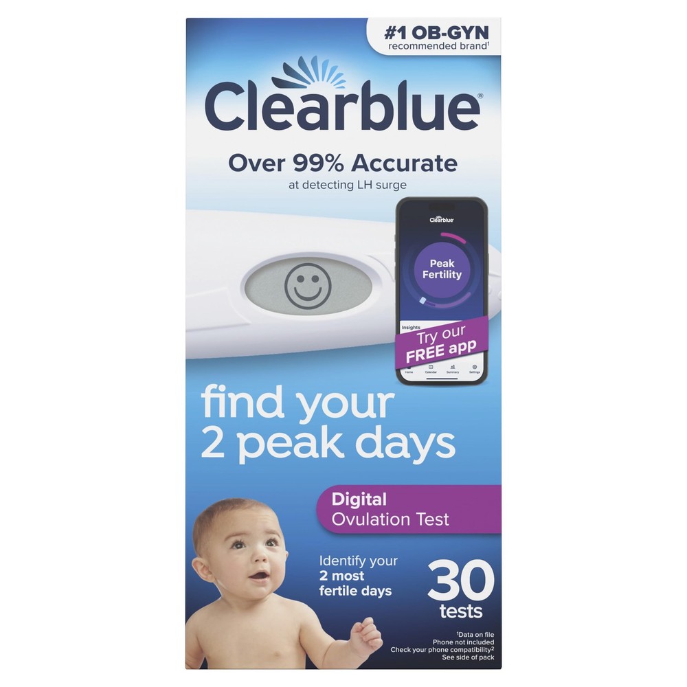Clearblue Digital Ovulation Test, 30 Count
