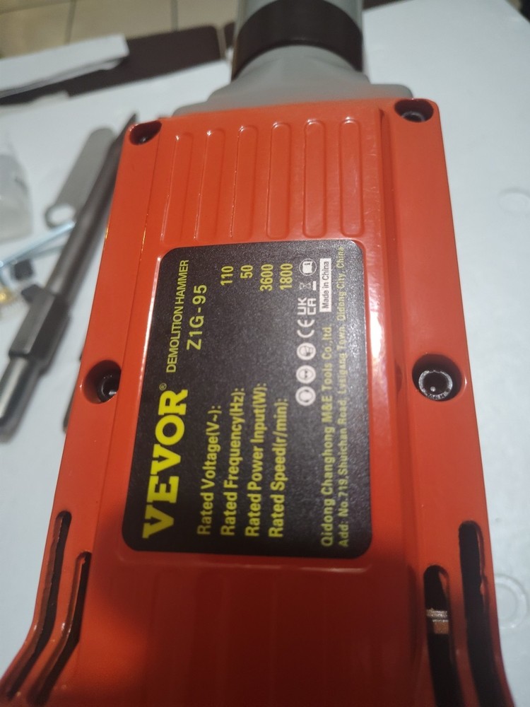 Vevor 3600 Demolition Jack Hammer New