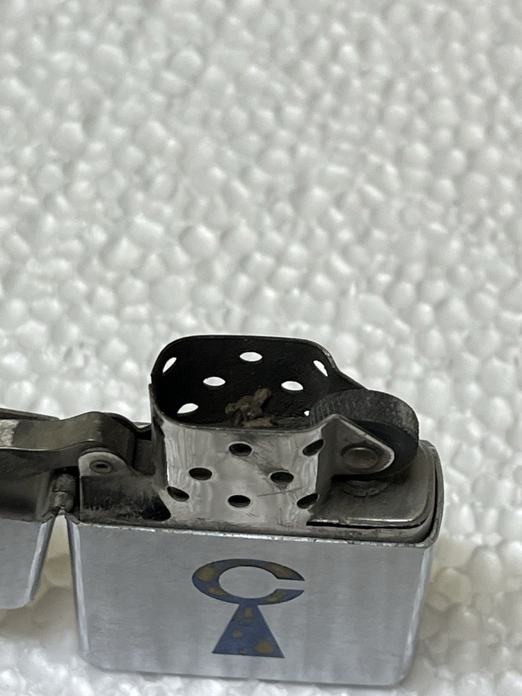 vtg zippo with Advertising logo