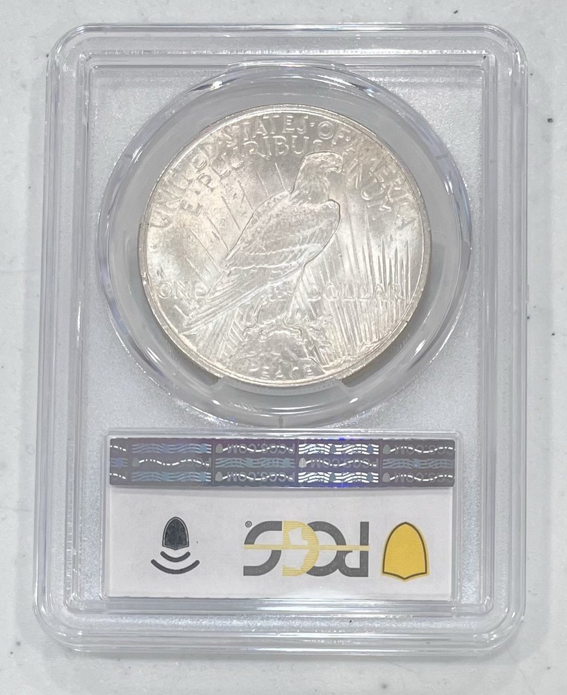 1922 PEACE SILVER DOLLAR PCGS MS62 NICE COIN