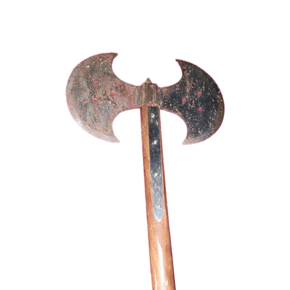 Antique Viking Battle Axe Double Blade