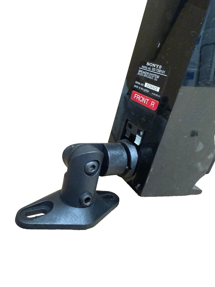 Wall Mount Bracket for Sony SS-TSB Satellite Speaker - Black - Pair