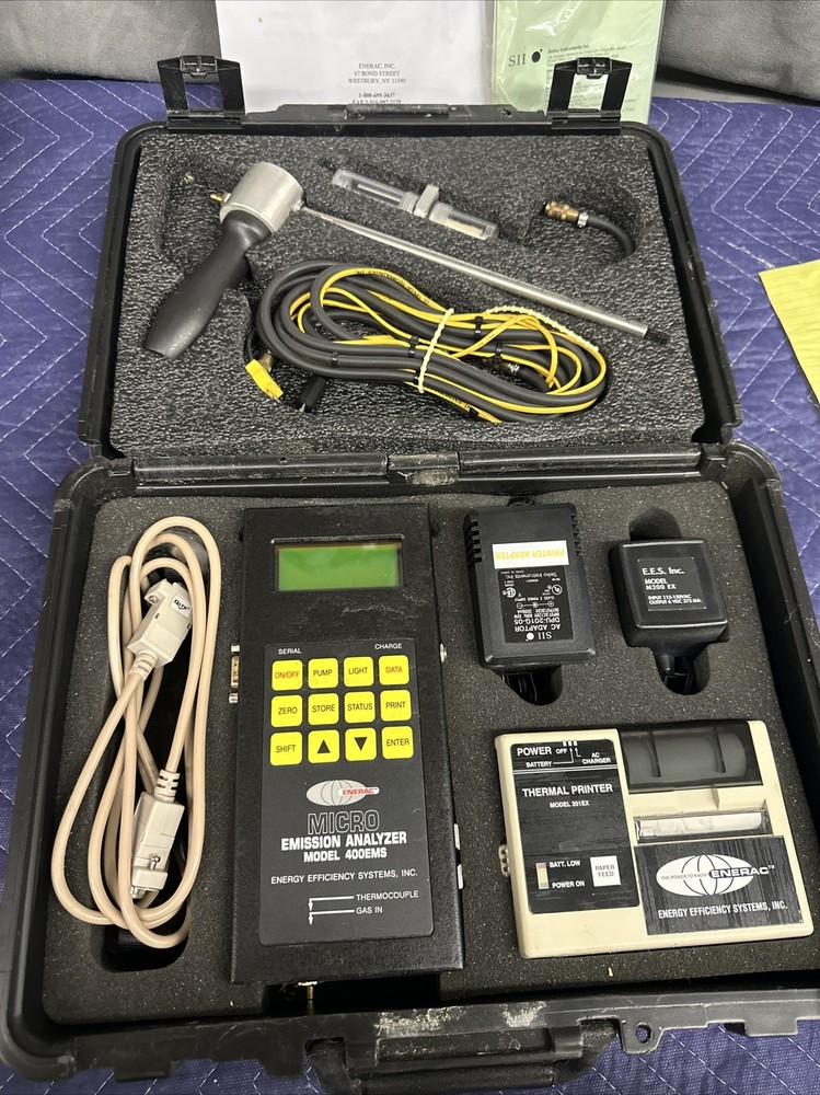 👀 ENERAC MODEL 400 MICRO EMISSIONS ANALYZER. Not Tested