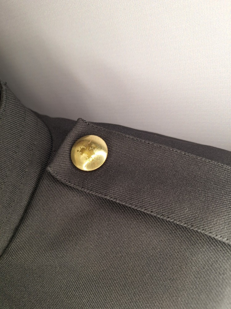 Black Cropped Marching Band Jacket Size 36 Regular - Authentic