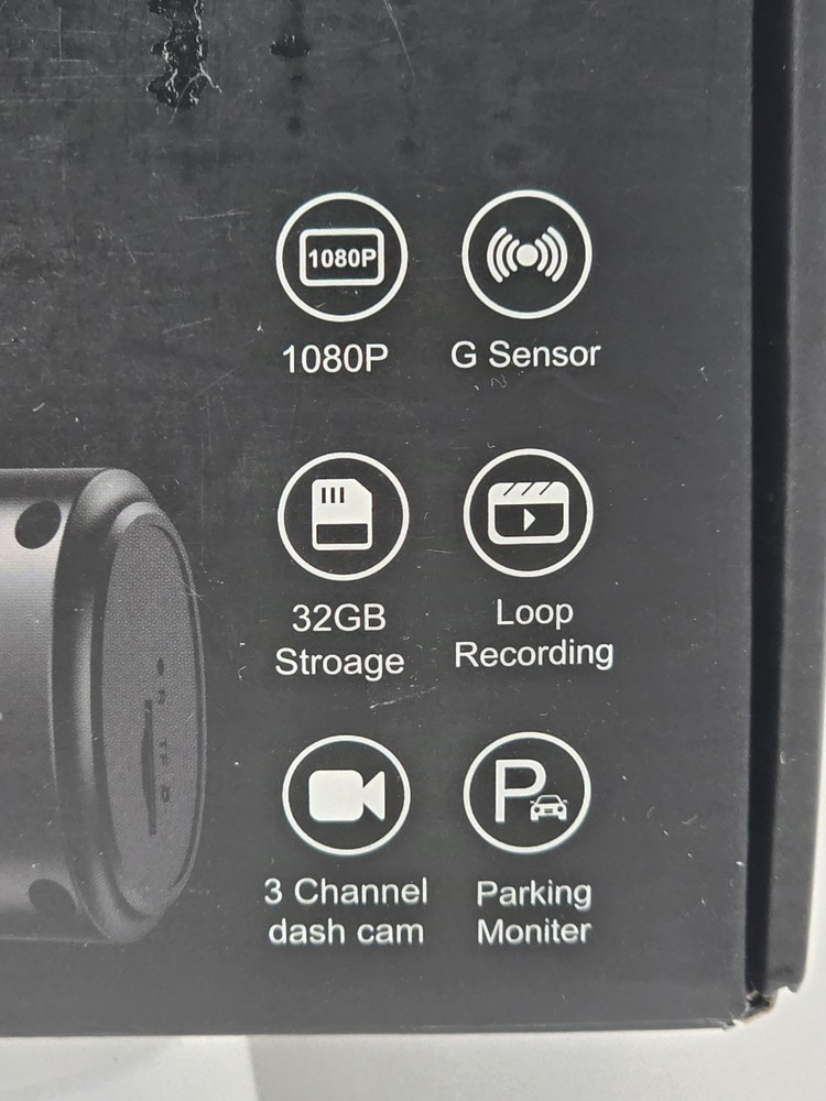 ALDF Three Channel Dash Camera