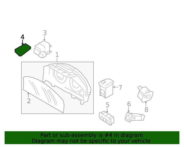 Genuine Volvo Keyless Entry Transmitter 8688799