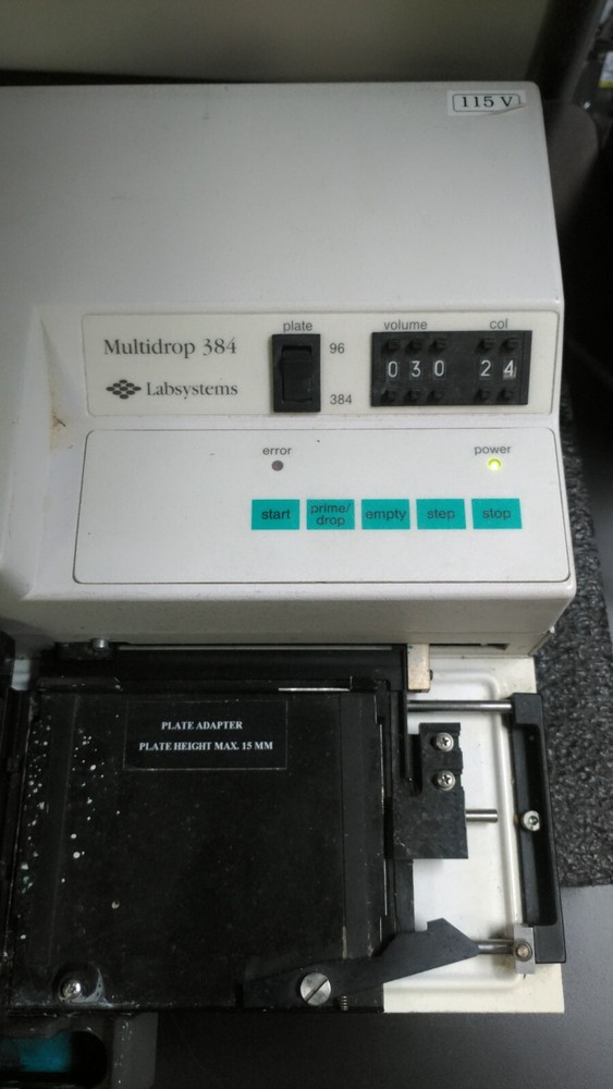 LABSYSTEMS Multidrop 384 Microplate Dispenser Type 832