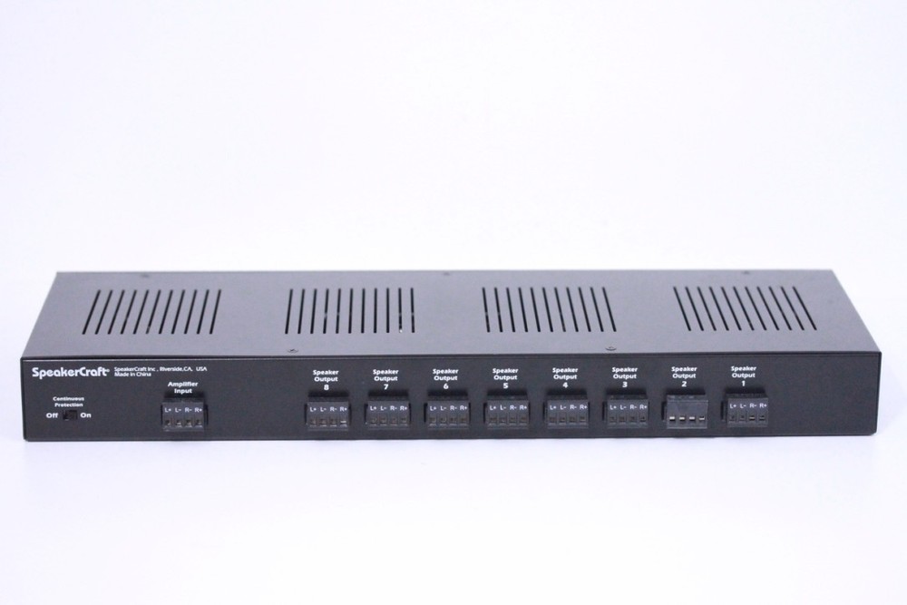 SpeakerCraft 8-Zone Speaker Selector S8dc