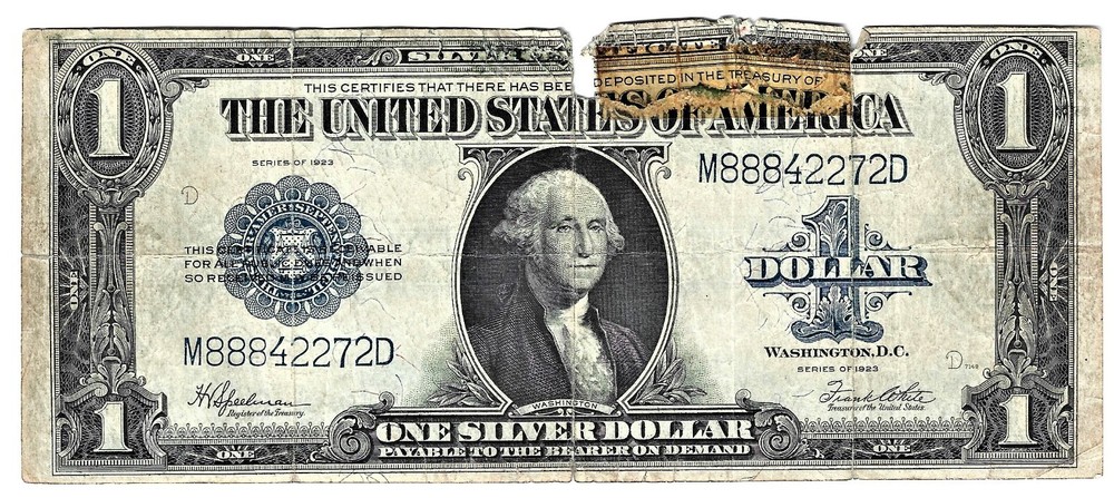 Fr. 237 $1 1923 Silver Certificate.