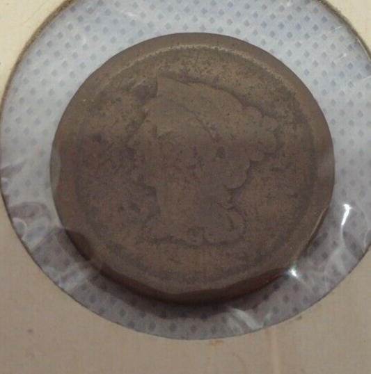 1865 & 1869 Two Cent, 1857 One Cent, 1866 Three Cent, No Date Lg Cent (B120)