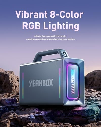 Thunder 500 Party Speaker – 200W Max Power Bluetooth PA System with Dual