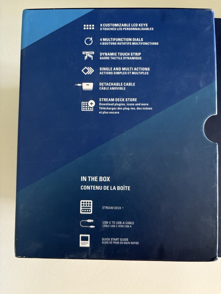 Elgato Stream Deck Plus - Black | Open Box Includes Braided USB Cable