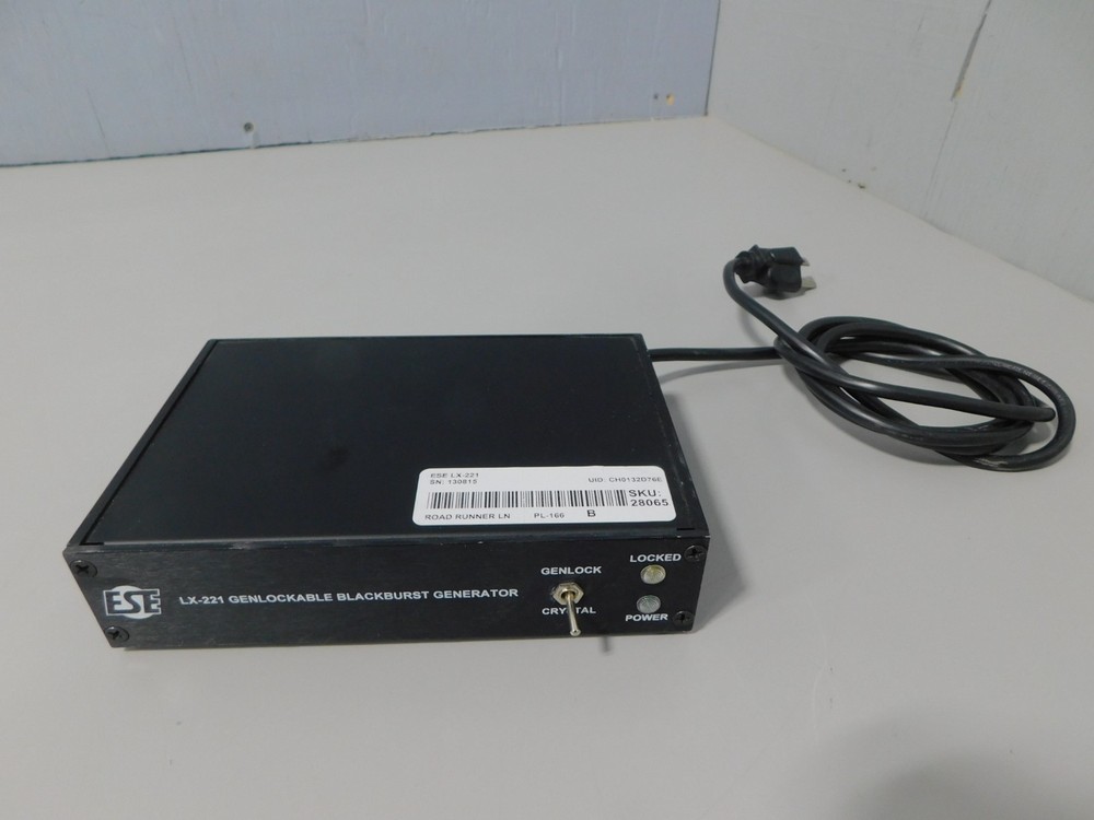 ESE LX-221 Genlockable Blackburst Generator