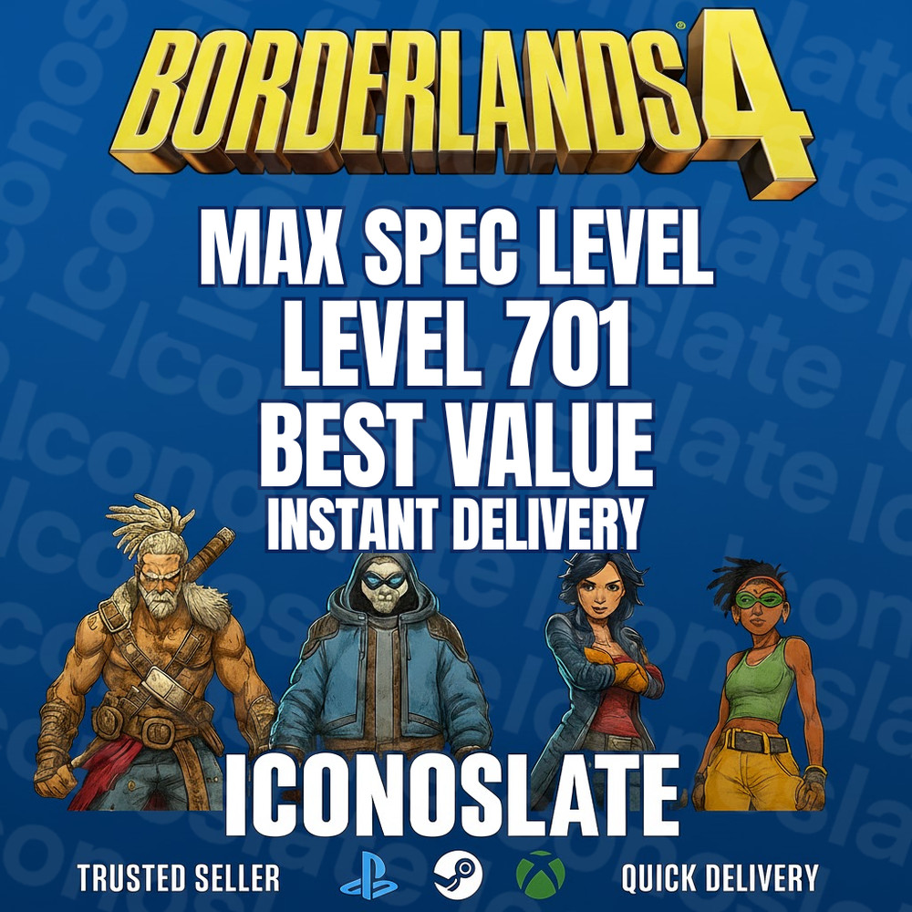 Borderlands 4 | SPEC LEVEL 701 BOOST | MAX SPECIALIZATION | XBOX, PS5, PC