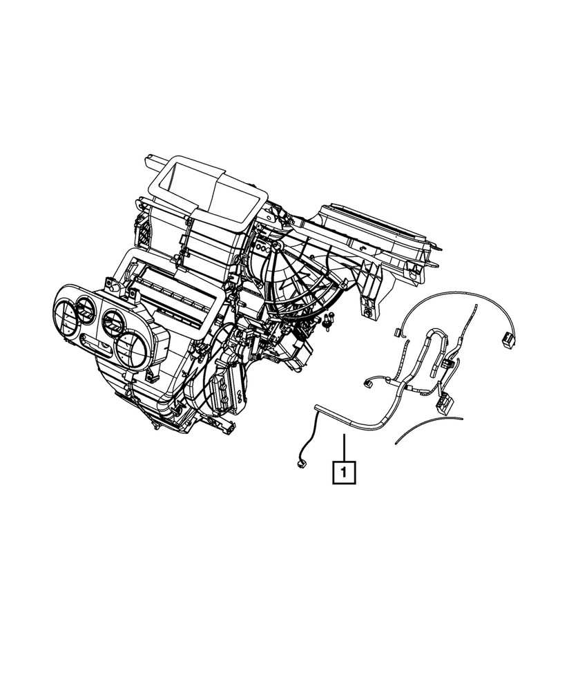 Genuine Mopar Heater Wiring 68096466AA