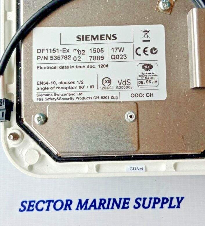 SIEMENS DF1151-Ex Infrared Flame Detector