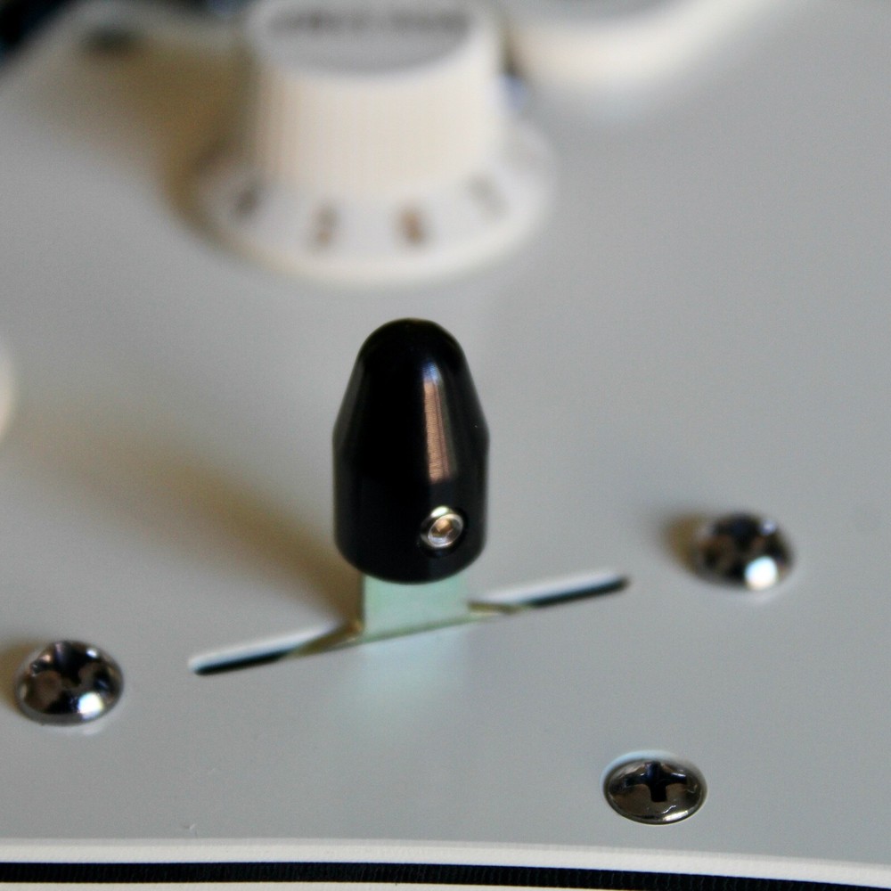 Strat Style switch tip, Jet Black