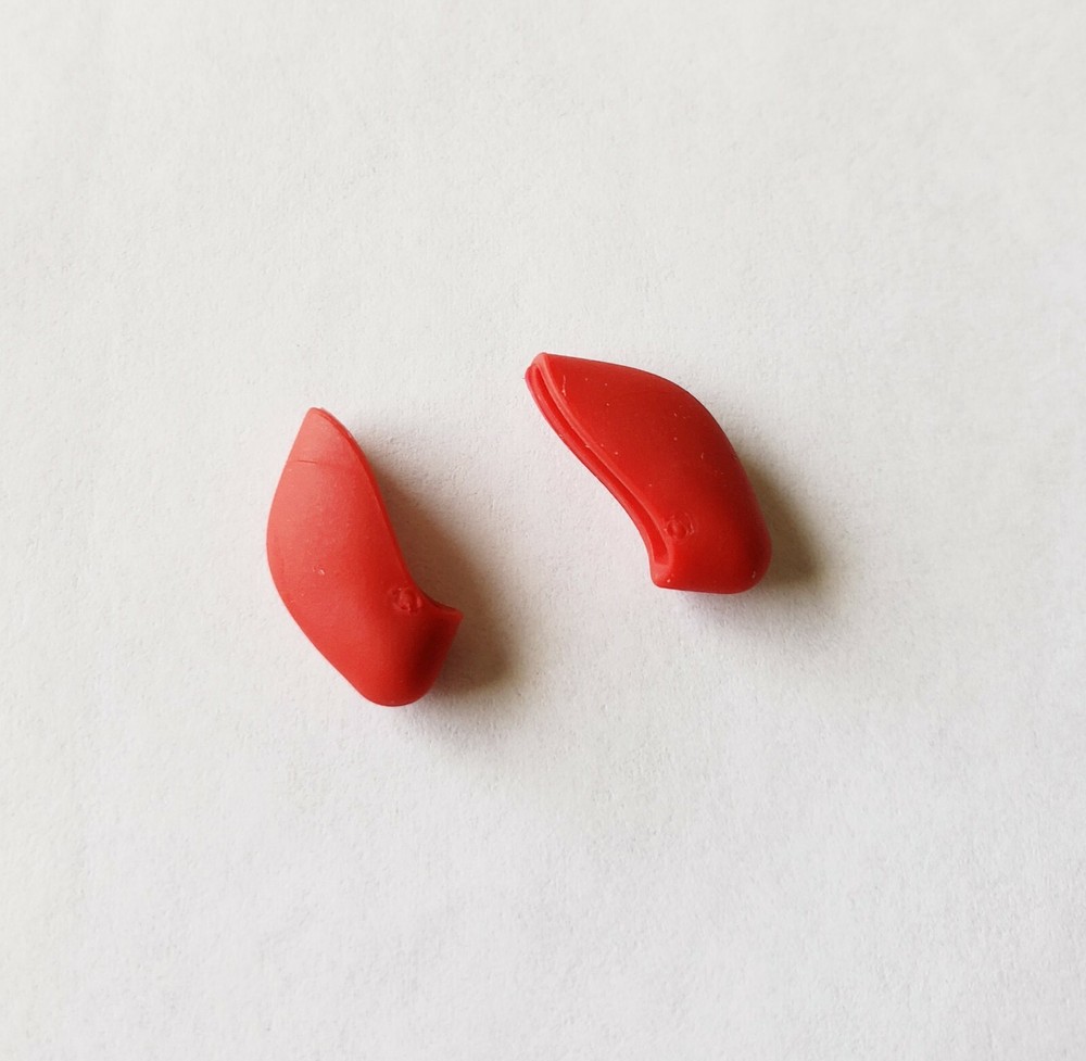 OAKLEY FLAK DRAFT REPLACEMENT NOSE PADS RED *SMALL SIZE* AUTHENTIC
