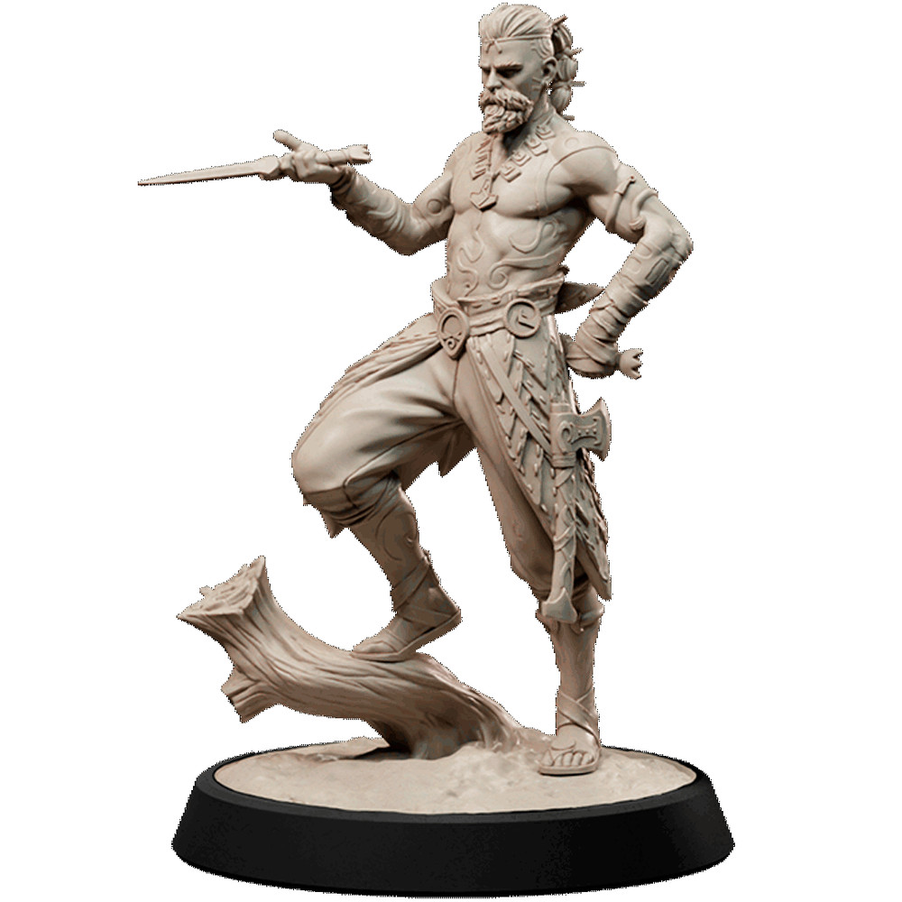 D&D Duelist Viking Warrior 32mm Scale Mini TTRPG