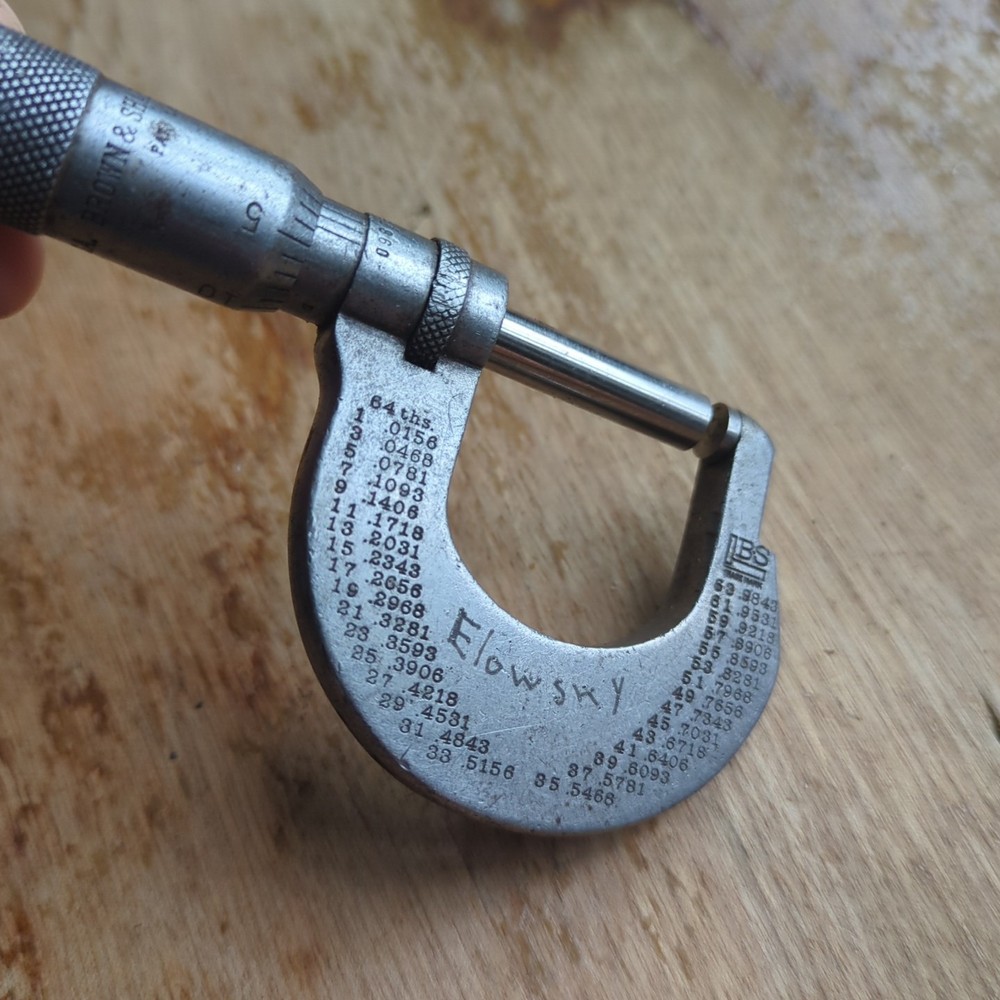 Brown & Sharpe # 13 Micrometer Locking