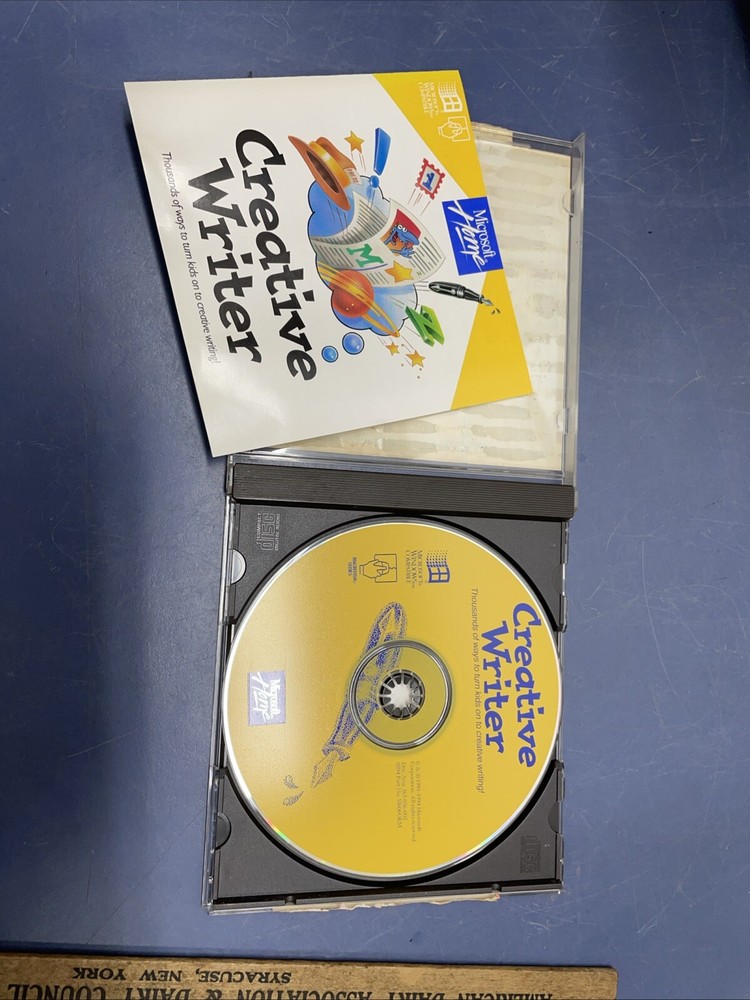 Microsoft Creative Writer in Original CD Case 1994