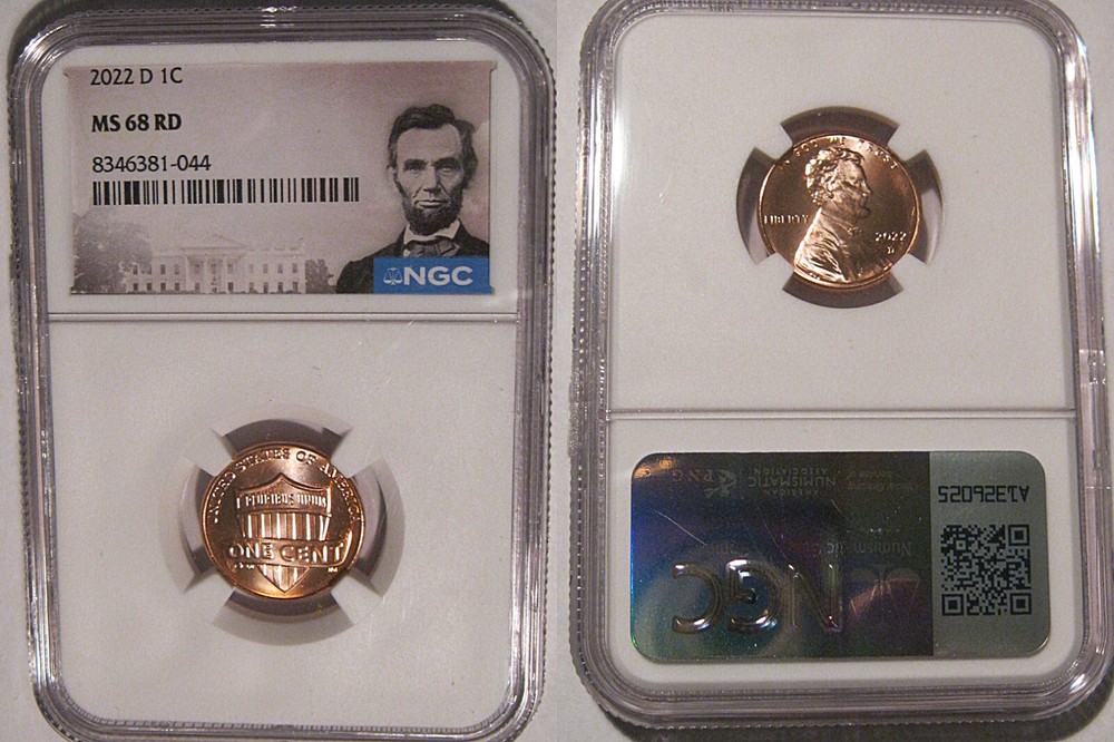 2022 D Lincoln SHIELD Cent 1c NGC MS 68 RD