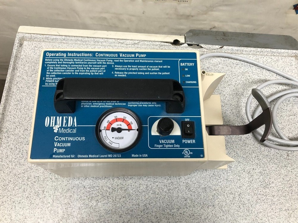 Ohmeda Continuous Vacuum Pump