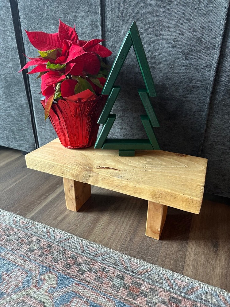 Small wood bench