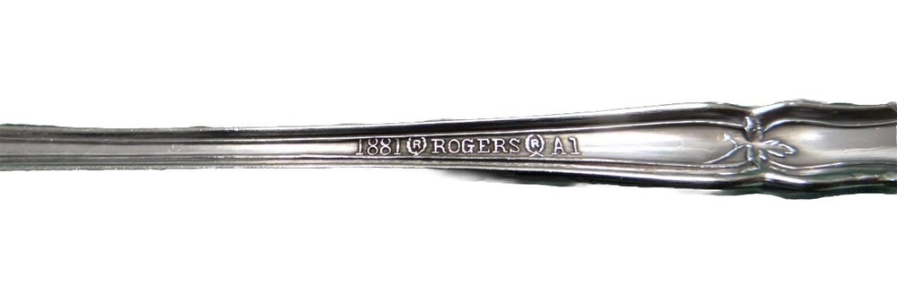 Rogers A1 Silver Plate La Vigne Over Cup Tea Spoon Berry Spoon Grape Pattern