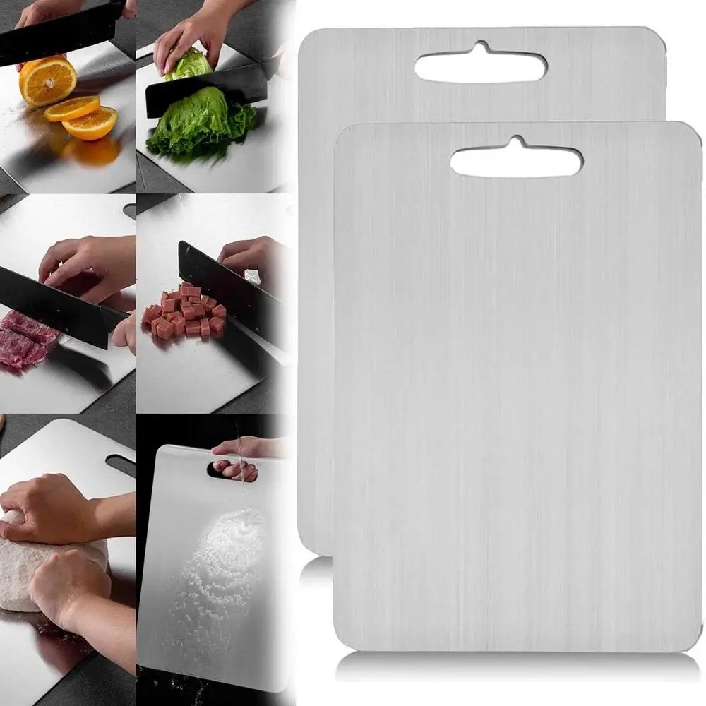 3 Piece Titanium Cutting Board set