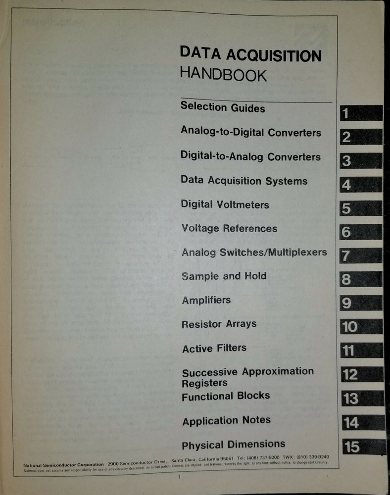 USED 1978 National Data Acquisition Handbook