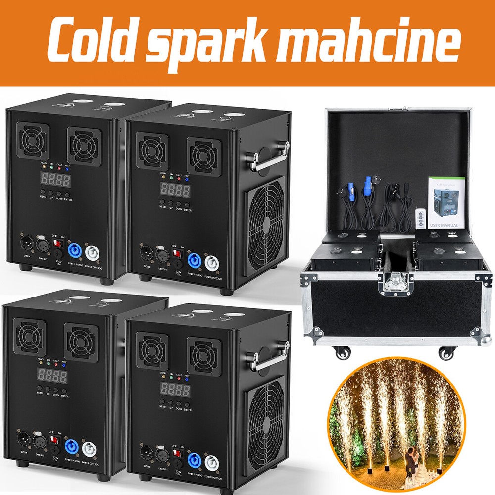 700W Cold Spark Machine Firework Machine DMX DJ Wedding Stage Effect Machine