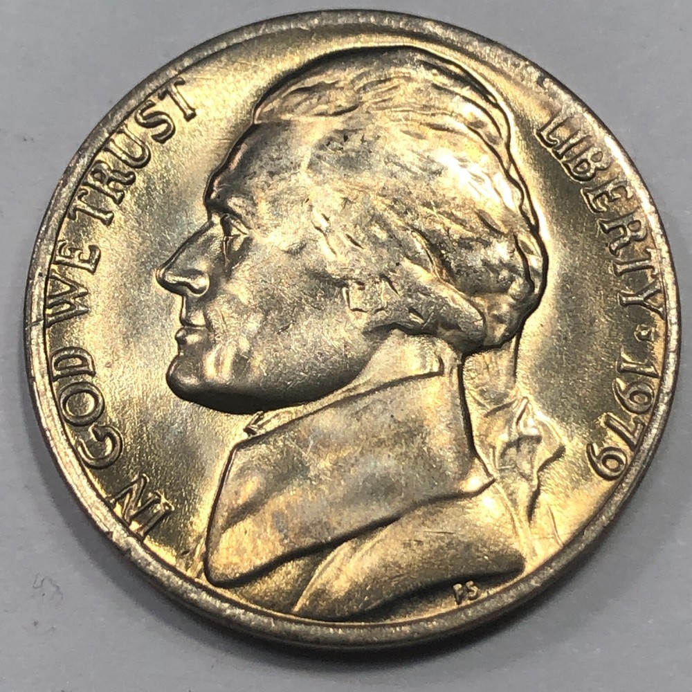 1979- Jefferson 5 cent - Uncirculated