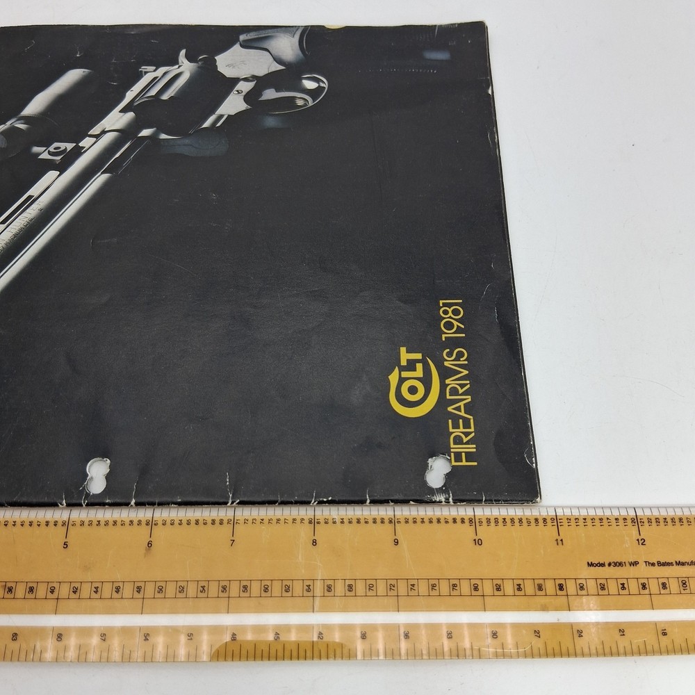 Vintage 1981 COLT FIREARMS 24 Page Catalog Dragoons Navy Python Army Diamondback