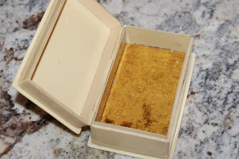 Vintage Celluloid Gillette Razor Box Holder