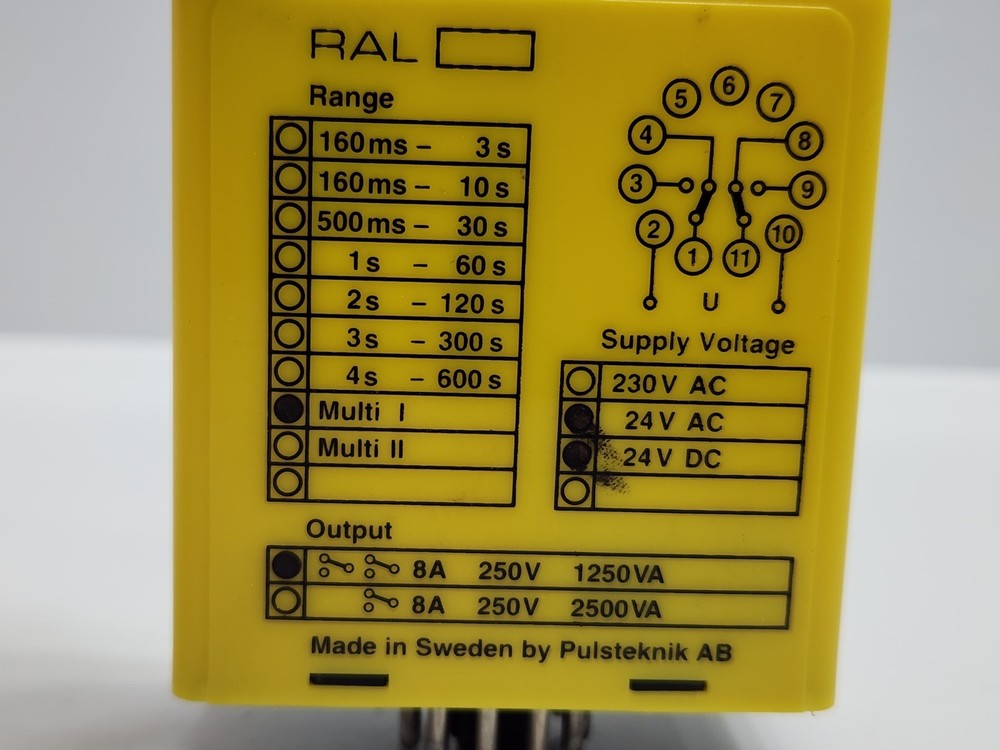 PULSTEKNIK R-SYSTEM RAL DELAYED PULSE TIMER