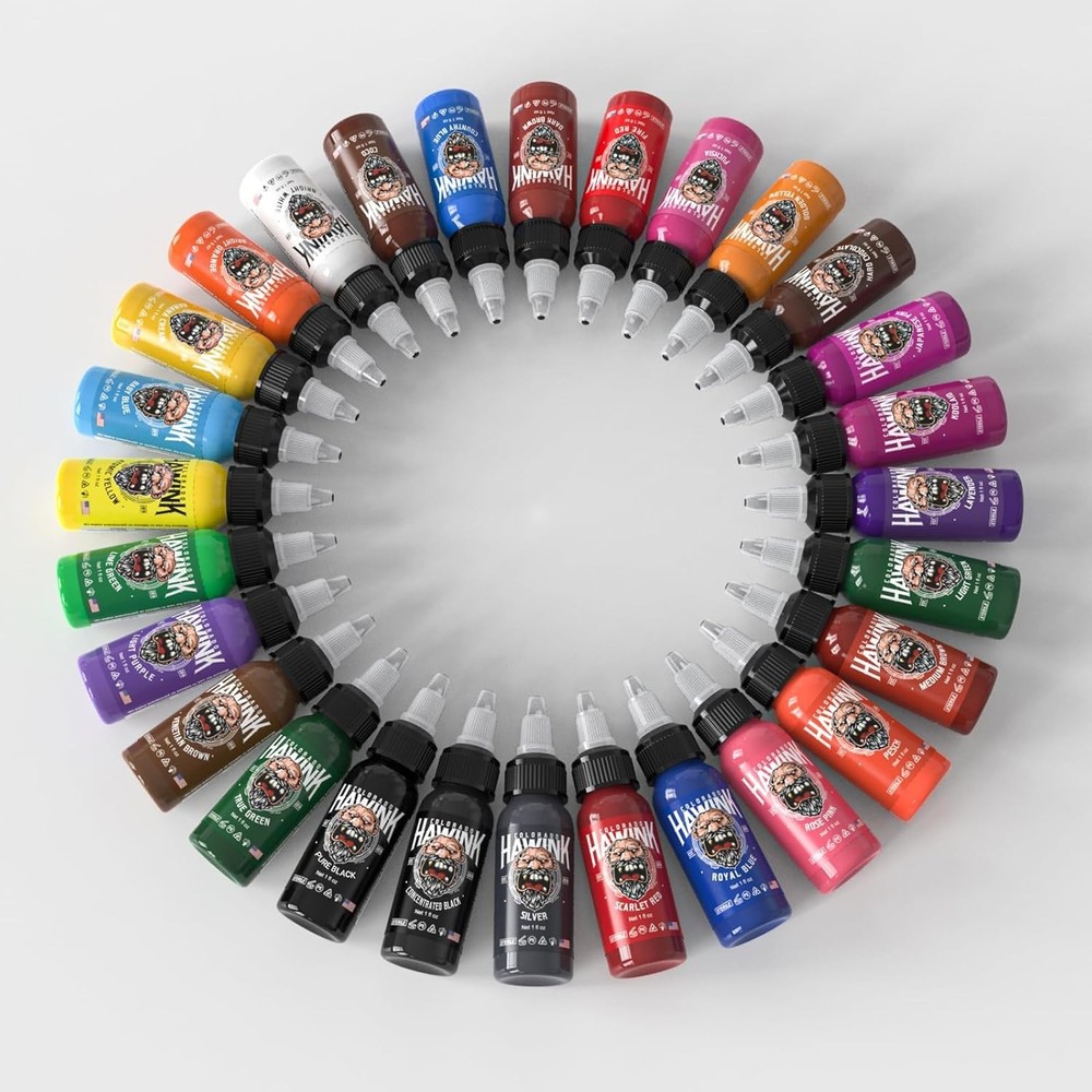 Professional Tattoo Ink Kit 28 Colors