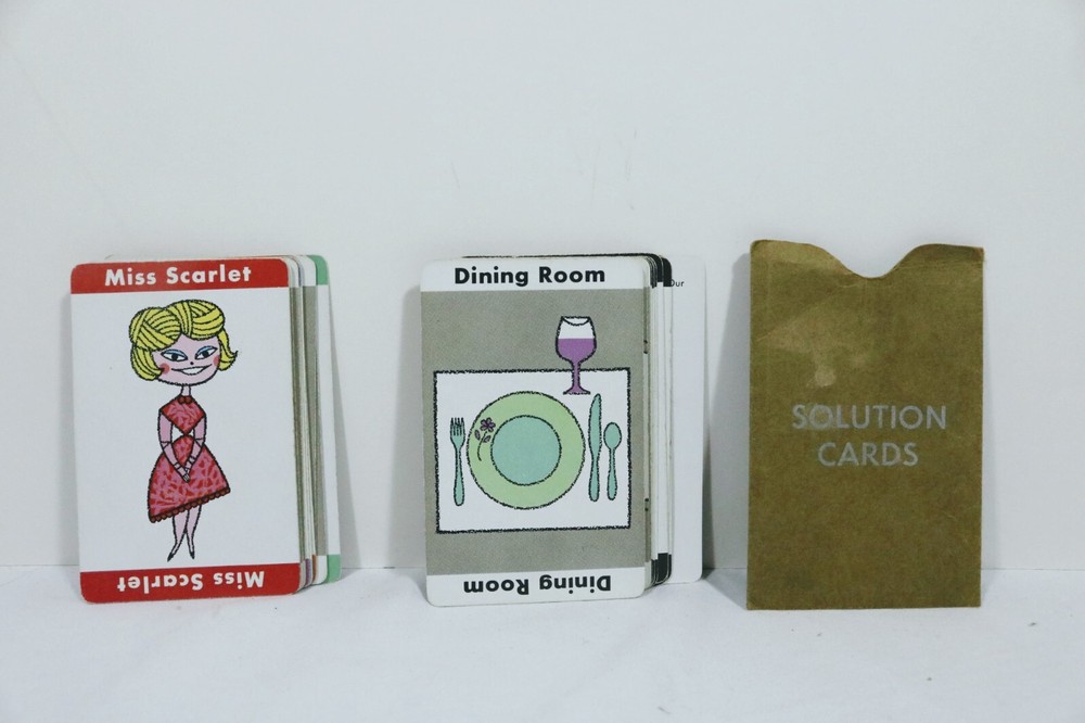 1950 Game Clue Detective Game