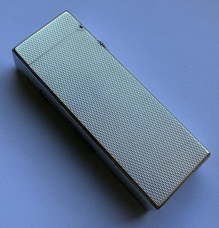 Dunhill Silver ‘Barley’ Rollagas Lighter- Fully Overhauled