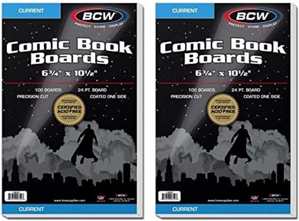 Current Comic Backing Boards 300ct - Precision Cut