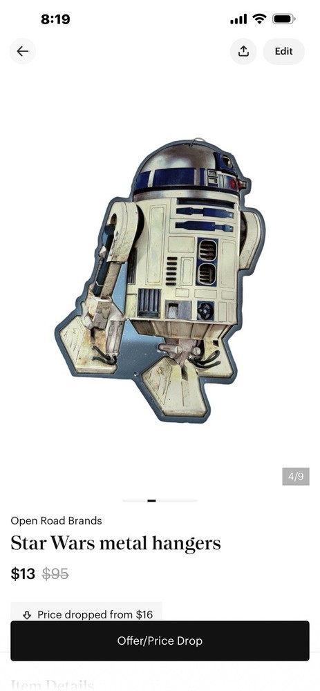 Star Wars Metal /6 Pieces