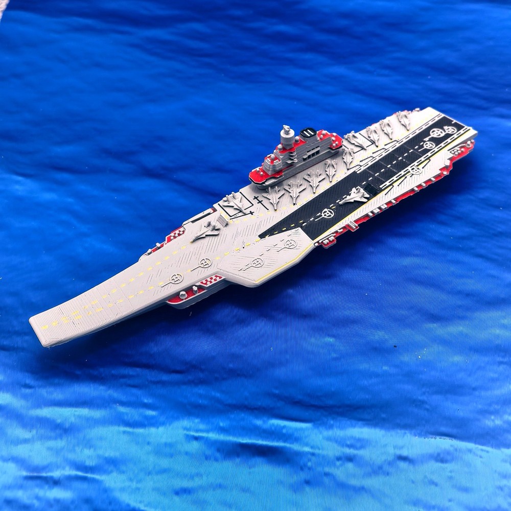 1/2000 Soviet Navy's Kuznetsov Aircraft Carrier Ship Finished 3D Model