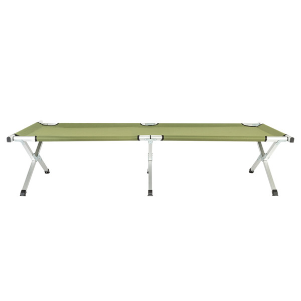 Portable Folding Camping Cot with Carrying Bag Army (Green)