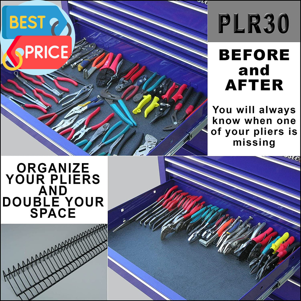 Pliers Rack & Organizer for Tool Drawer Storage New