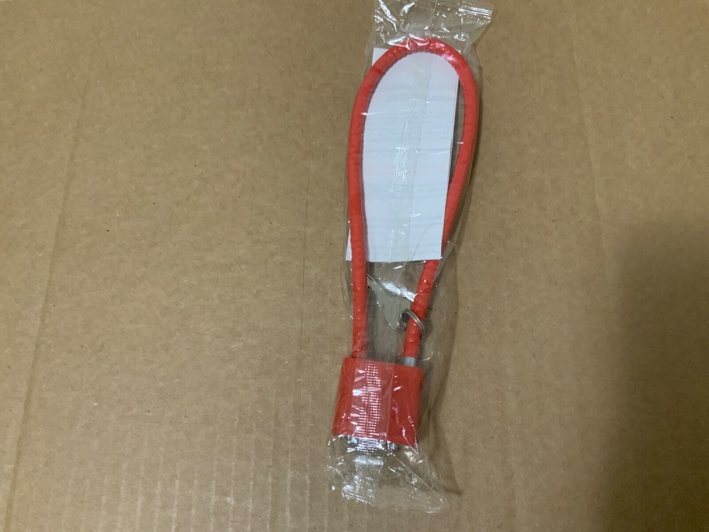 red cable gun lock new sealed