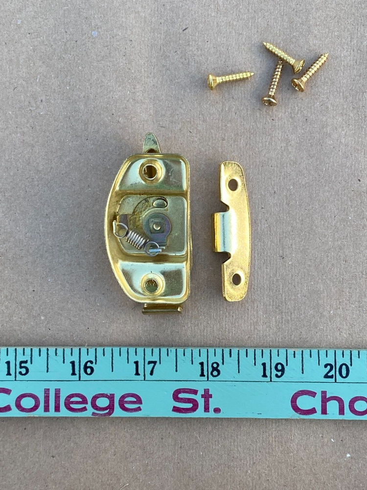 Brass Align and Lock table lock, heavy duty table connector or cabinet lock