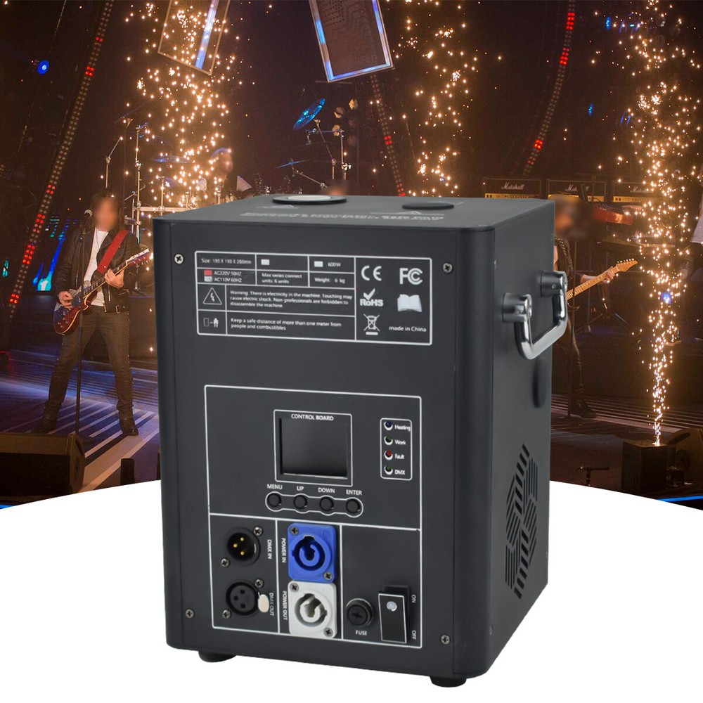 2PCS 750W Cold Spark Machine Firework Machine DMX Wedding Stage Effect Machine