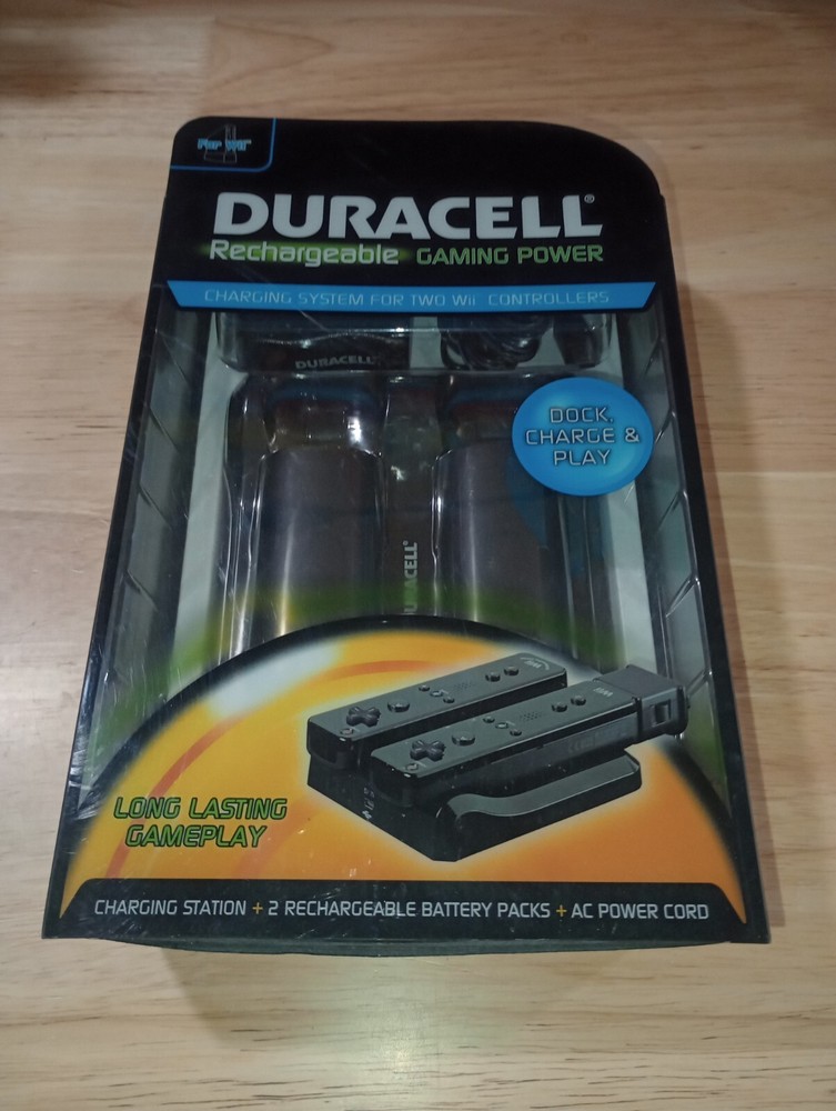 Duracell Rechargeable Gaming Universal Charging System For 2 Wii Controllers