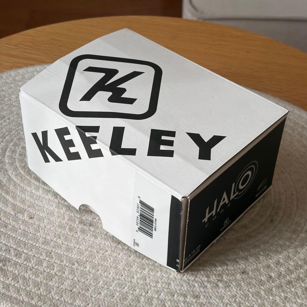KEELEY HALO CORE DUAL ECHO Effector Pedal Black